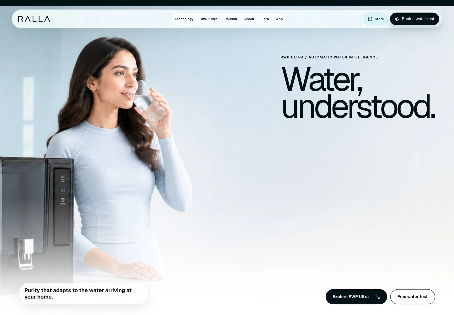 The identity translated into the desktop website